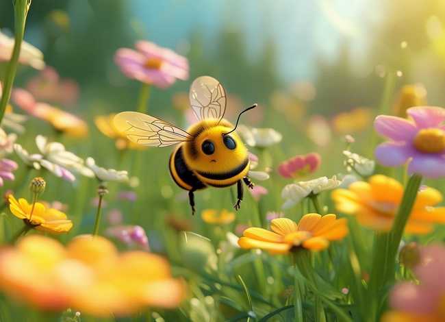小蜜蜂儿童故事课文、小蜜蜂短故事