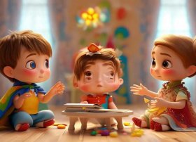 3人儿童故事表演剧本（幼儿故事剧本3人）