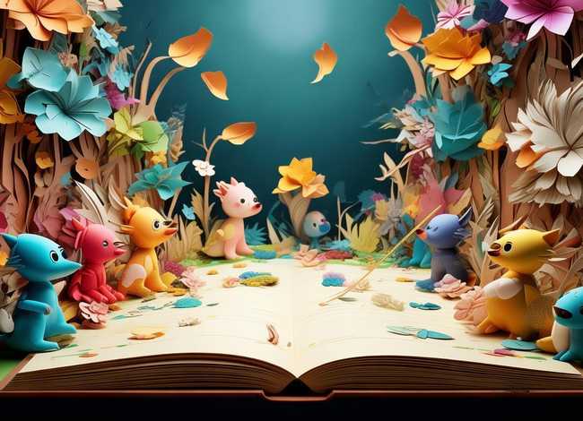 儿童故事纸；纸的故事幼儿绘本