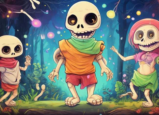 三打白骨精故事儿童版插图，三打白骨精儿童版图画