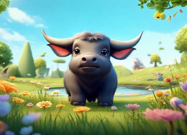 水牛的故事儿童,小水牛的故事文字版 水牛的故事儿童,小水牛的故事文字版