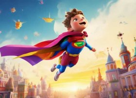 儿童超人故事绘本 超人的绘本故事