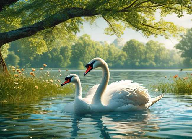 天鹅的故事绘本；天鹅的故事绘本图片