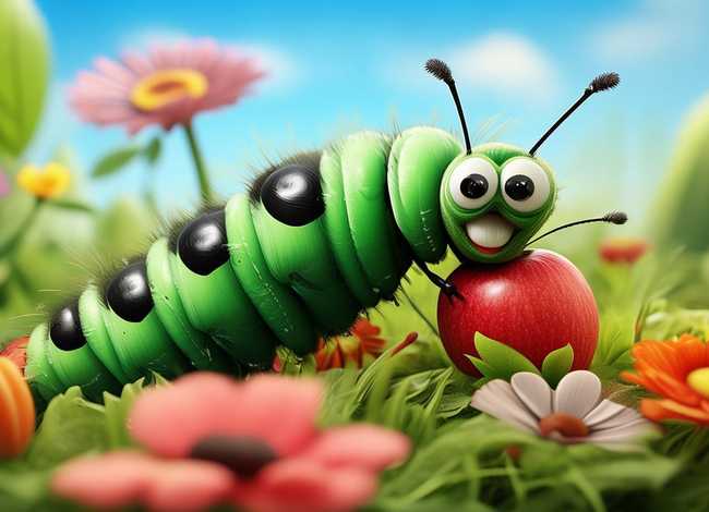 3岁儿童绘本故事好饿的毛毛虫 幼儿绘本故事好饿的毛毛虫