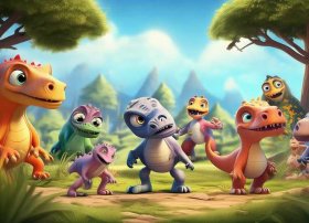 恐龙故事视频儿童动画、恐龙故事表演视频大全