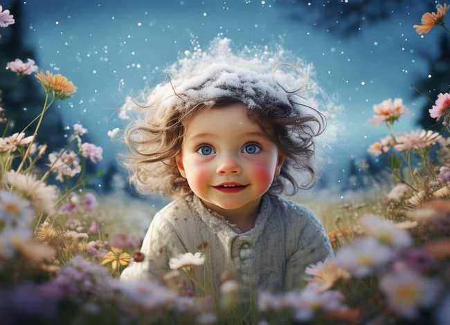 儿童故事变成小花 - 自己变成小雪花的故事 儿童故事变成小花 - 自己变成小雪花的故事