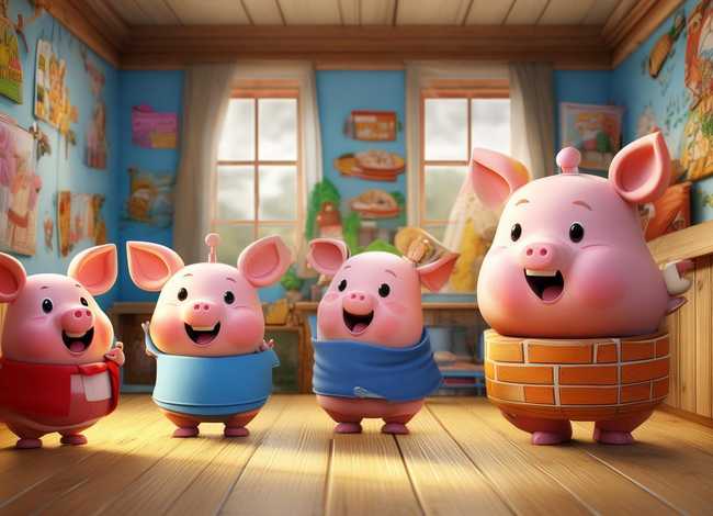 儿童故事三只小猪出版社，三只小猪的故事出版社