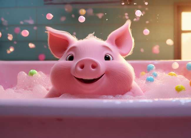 绘本故事小猪爱洗澡培养（小猪爱洗澡绘本故事图片）