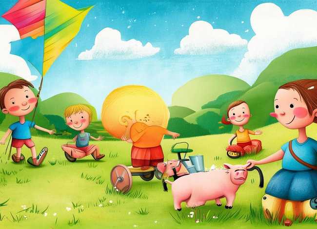 以农村儿童生活为主题的简笔画 - 以农村儿童生活为主题的简笔画怎么画