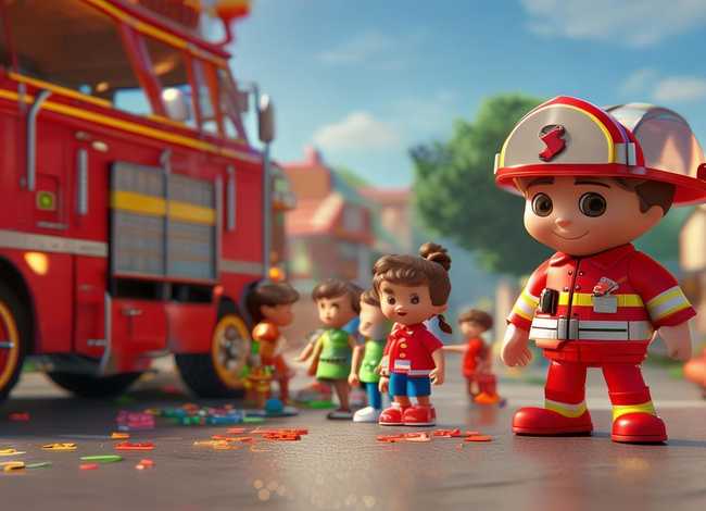 儿童故事关于消防员的故事；消防队员的故事幼儿