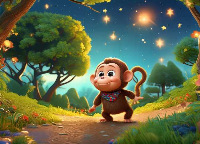儿童睡前小故事猴子下山，幼儿睡前故事视频大全小猴子下山