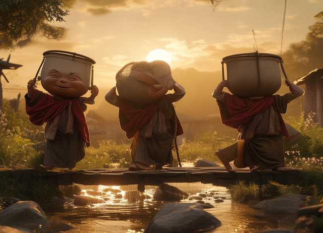 儿童睡前故事三个和尚挑水的故事,睡前小故事三个和尚挑水的故事 儿童睡前故事三个和尚挑水的故事,睡前小故事三个和尚挑水的故事