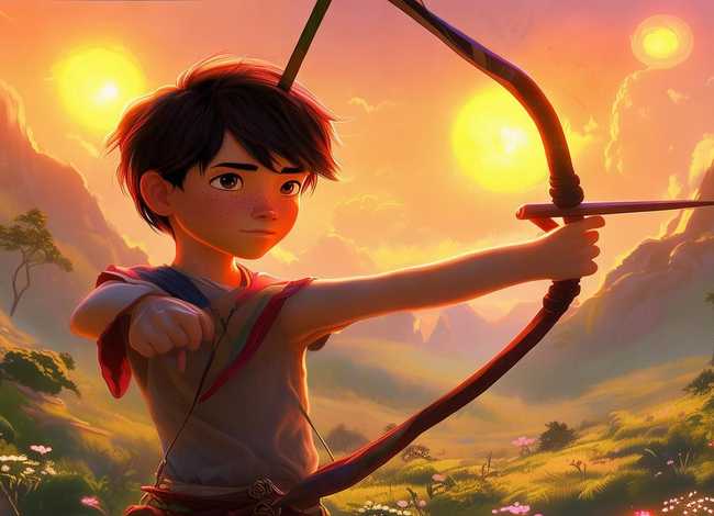 后羿射日8-12岁儿童故事、少儿故事后羿射日