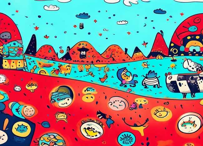 儿童手绘故事插图简单（手绘幼儿故事插图）