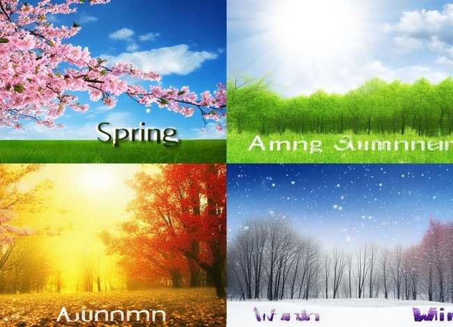 春夏秋冬的英文 - 春夏秋冬的英文要大写吗