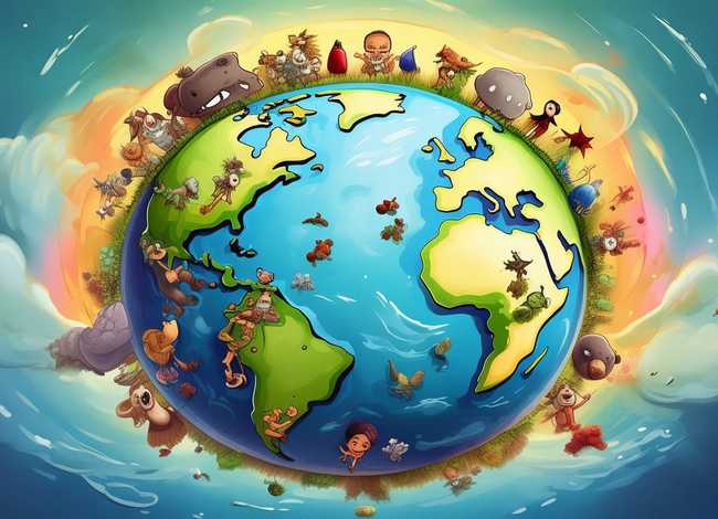 地球故事儿童绘本、地球的故事绘本