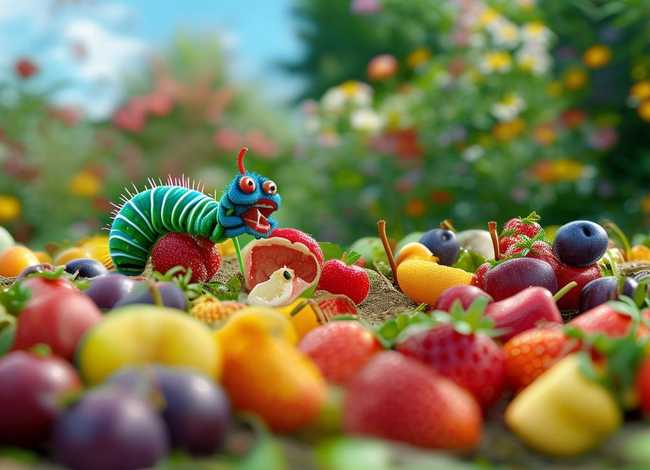 好饿的毛毛虫故事；好饿的毛毛虫故事串词