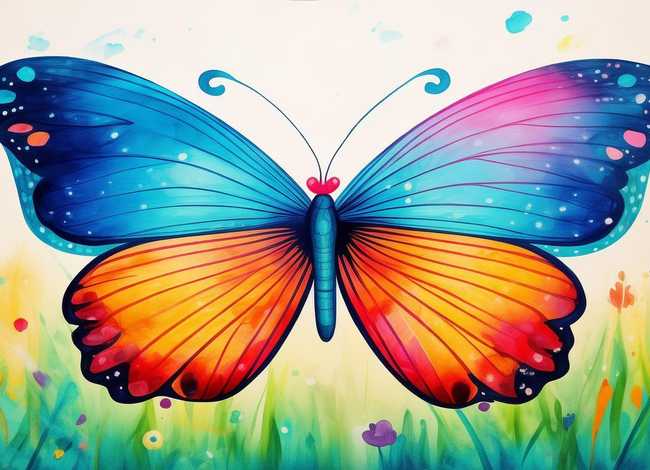 蝴蝶儿童画图片大全 - 蝴蝶儿童画图片大全简单的 蝴蝶儿童画图片大全 - 蝴蝶儿童画图片大全简单的