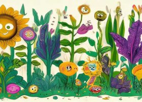 植物儿童画图片（植物儿童画图片大全）