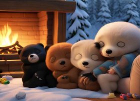 一个女孩和三只小熊的故事 一个女孩和三只小熊的故事英文版