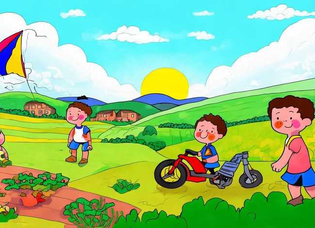 以农村儿童生活为主题的简笔画 - 以农村儿童生活为主题的简笔画怎么画