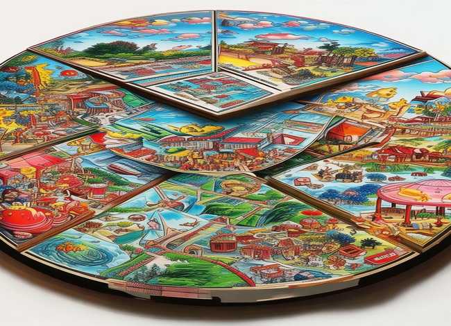 儿童连环画8张，儿童连环画8张纸