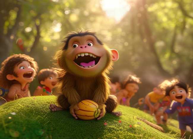 儿童故事猴吃西瓜内容；幼儿故事猴吃西瓜