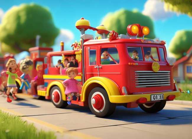 消防车儿童故事3-6岁动画片;消防车的小故事3到5岁 消防车儿童故事3-6岁动画片;消防车的小故事3到5岁