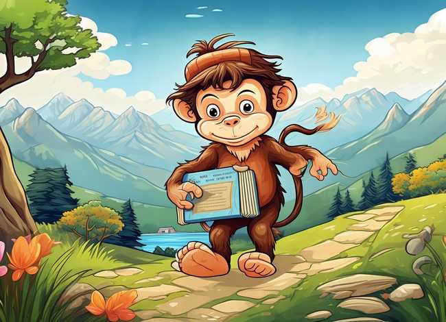 小猴子下山故事书 小猴子下山的故事书