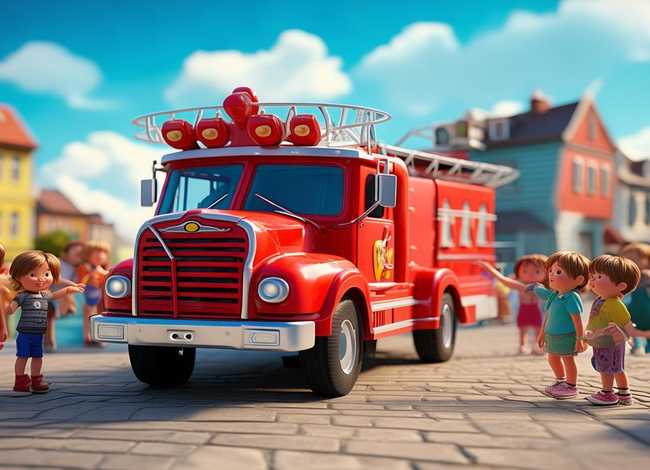 消防车故事儿童故事;消防车的故事幼儿故事 消防车故事儿童故事;消防车的故事幼儿故事