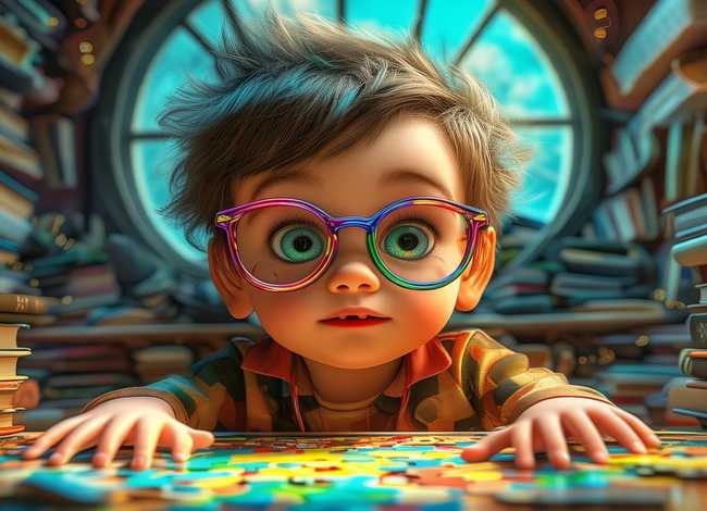 聪明的小朋友故事、聪明的小朋友故事图片