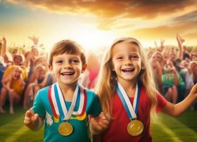 两个冠军儿童故事的感受、两个都是冠军怎么说