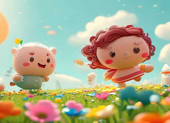 甜甜和奶粉的故事；甜甜和奶粉的动画片