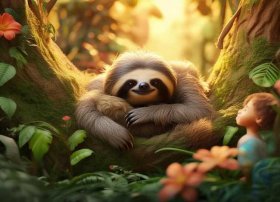 树懒睡觉儿童故事 树懒的睡前故事