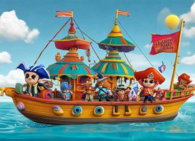 儿童海盗船故事，海盗船幼儿故事