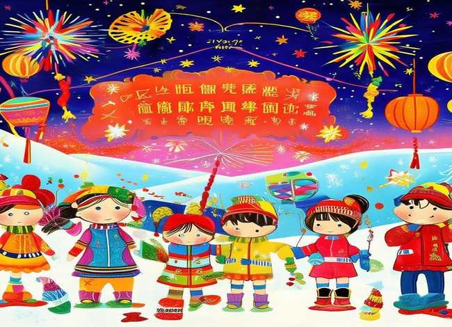 元旦节儿童手抄报诗歌故事童谣 小学生元旦手抄报内容元旦诗歌