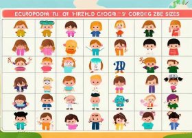 欧洲儿童尺码对照表 - 欧洲儿童衣服尺码对照表