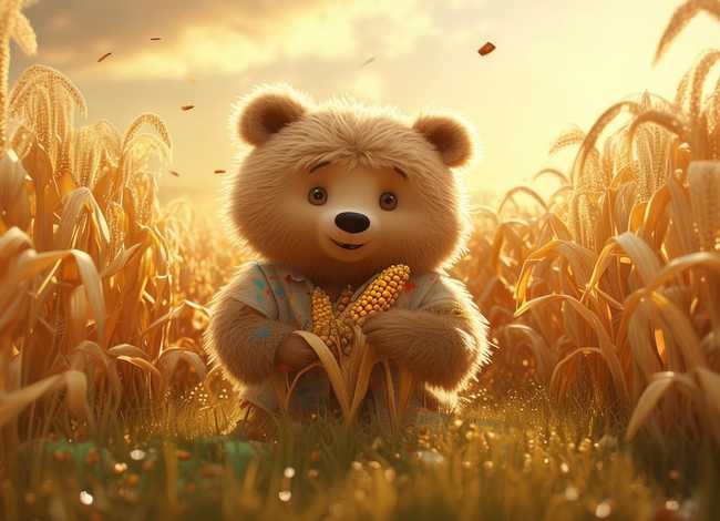 儿童睡前小故事p3小熊掰玉米（幼儿故事小熊掰玉米）