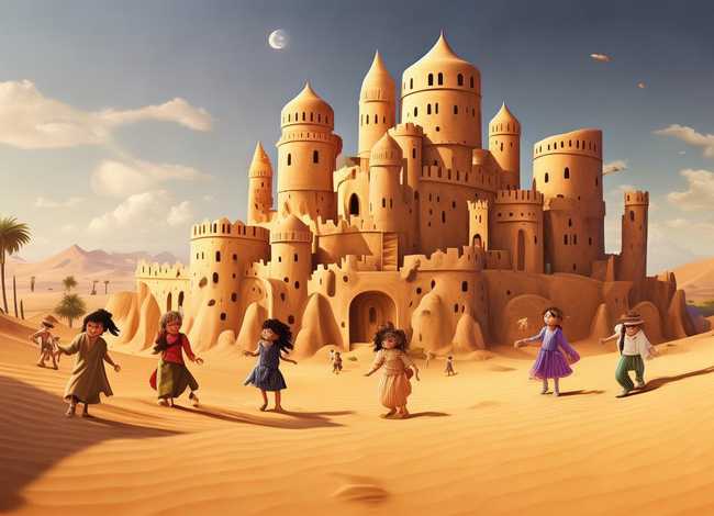 有关沙漠城堡的儿童故事 沙漠里的城堡编故事 有关沙漠城堡的儿童故事 沙漠里的城堡编故事