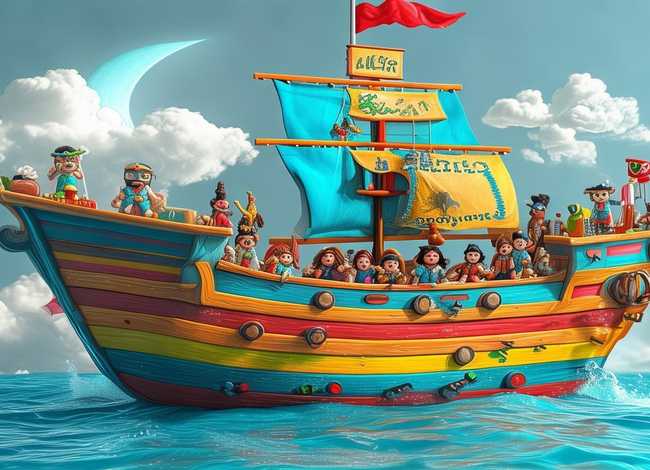 儿童海盗故事、海盗船幼儿故事