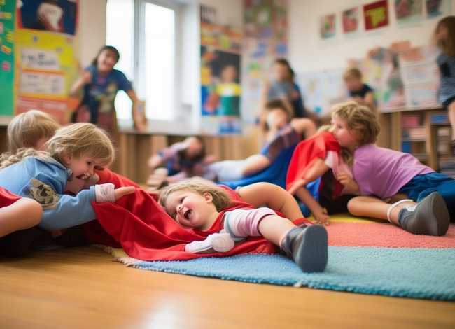 儿童故事摔跤时会受伤、幼儿园关于摔跤的故事