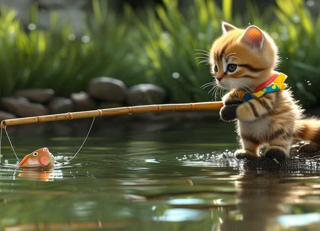 小猫钓鱼的故事动画片、小猫钓鱼的故事动画片碟片