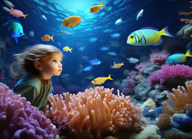 儿童故事深海奇遇 - 深海奇遇记海洋主题展