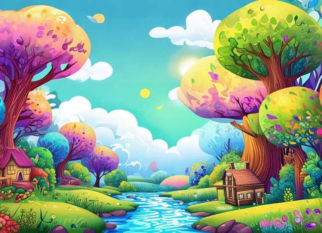 儿童故事背景免费模板 幼儿故事背景视频