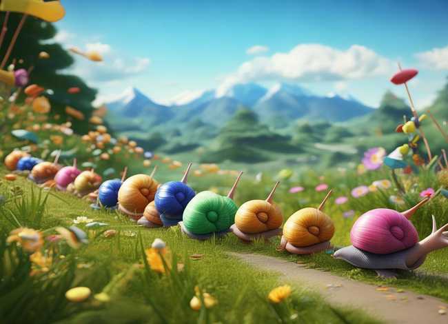 儿童故事一百只蜗牛去旅行，一百只蜗牛去旅行简短绘本故事