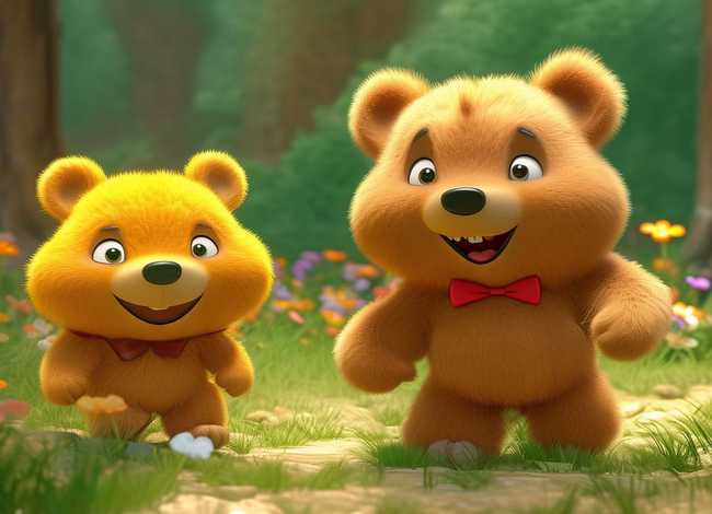 儿童故事棒棒熊拉臭臭 小熊拉比和棒棒虎的故事