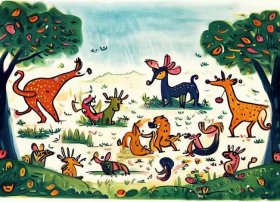 寓言故事儿童画简单画法（寓言故事怎么画 简单）