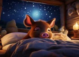 野猪的故事儿童睡前故事（小野猪的睡前故事）