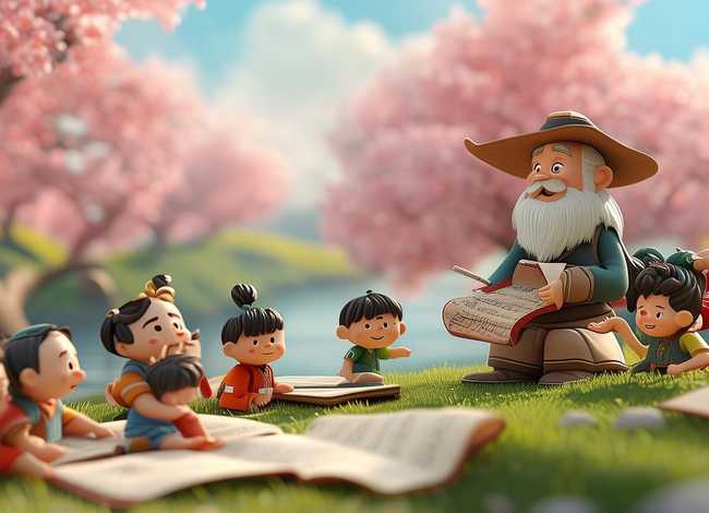 古诗故事儿童绘本，小学生古诗绘本故事画制作