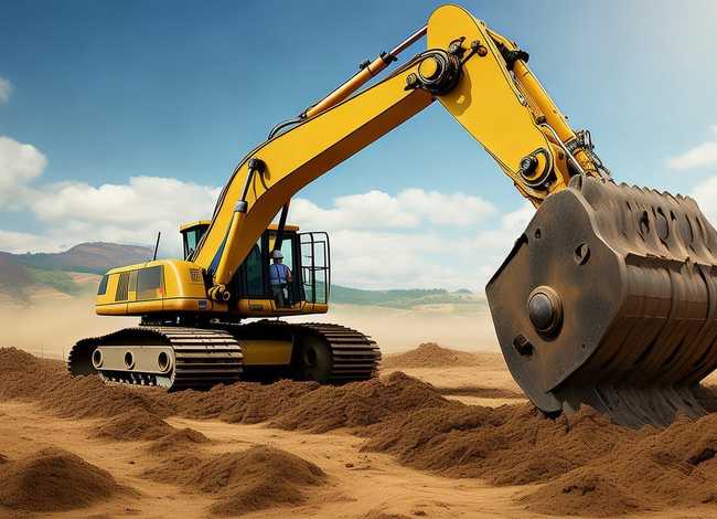 挖掘机挖土机的故事、挖掘机挖挖的故事